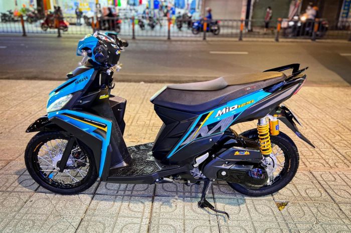 Shockbreaker Mio Empuk. Modifikasi Yamaha Mio M3 Empuk, Ohlins Kaki-Kakinya