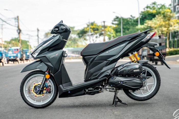 Honda Vario 150 Modifikasi. Modifikasi Honda Vario 150 Stylish Minimalis dengan Kaki-Kaki