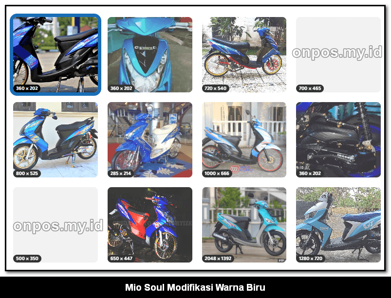 Modifikasi Warna Motor Mio Sporty. √ 25+ Mio Soul Modifikasi Warna Biru: Keren Banget!