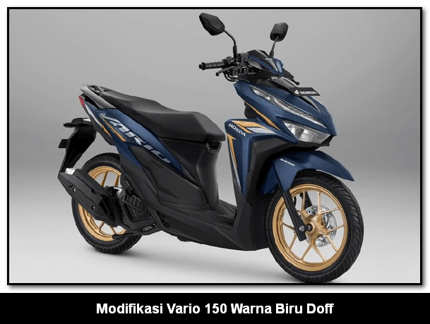 Modifikasi Vario Warna Biru Doff General Modifikasi