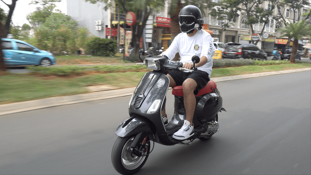 Velg Vespa S. Modifikasi Vespa S 150 Gading Marten Demi Saingi Andre Taulany