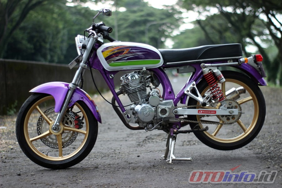 Honda Megapro Modif Cb. Video Modifikasi Honda CB Banjarnegara: Klasik Bergaya Muda