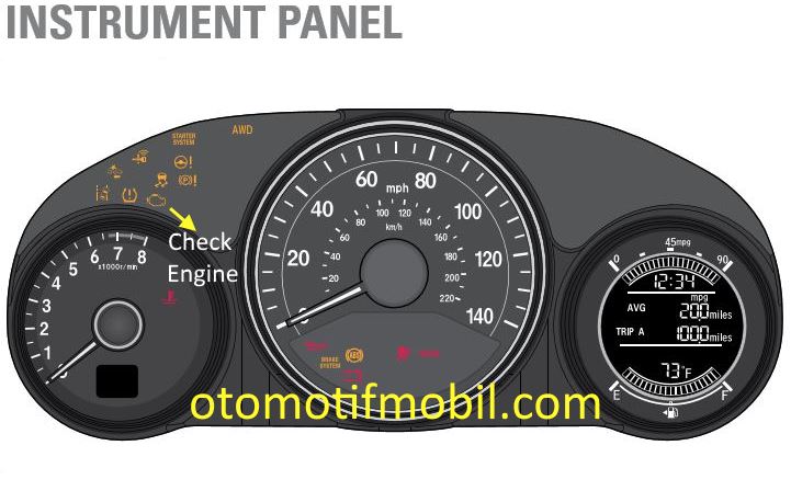 Lampu Indikator Motor Tidak Menyala Saat Kontak On. Penyebab Masalah Lampu Check Engine Mati – Otomotif Mobil