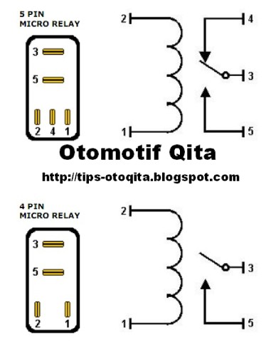 Cara Kerja Relay 4 Kaki. Fungsi Nomor atau Angka Pada Kaki Relay – OtomoTrip