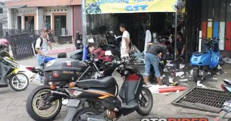 Harga Skotlet Motor Beat. Gondrong Sticker Tawarkan Tampilan Baru Dengan Dana Ekonomis