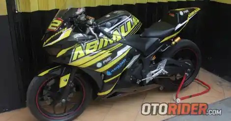 Yamaha R25 Modifikasi Balap. Modifikasi Yamaha R25 Sunday Race Racikan Abirawa Racing Team