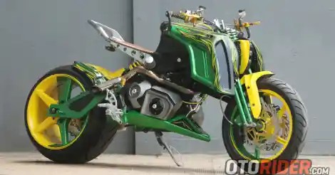 Ban Belakang Honda Tiger Revo. Modifikasi Honda Tiger Revo, Konsep Campur-campur Berbuah