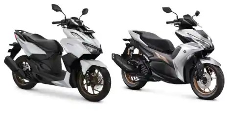 Tinggi Jok Aerox. Komparasi Dimensi Honda Vario 160 dan Yamaha Aerox 155