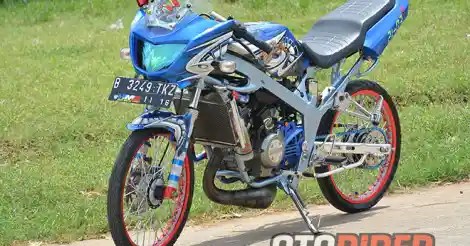 Ninja R Ban Road Race. Modifikasi Kawasaki Ninja R 2011, Gaya Street Racing Klimis