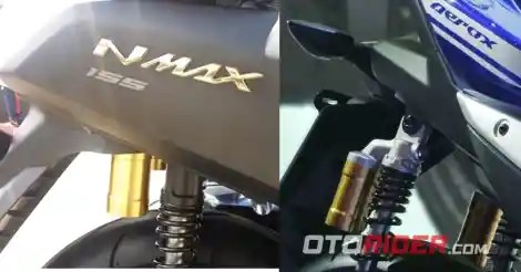 Ukuran Shock Belakang Nmax Tabung. Sokbreker Yamaha NMax 155 2018 Dan Aerox R Ternyata Beda!