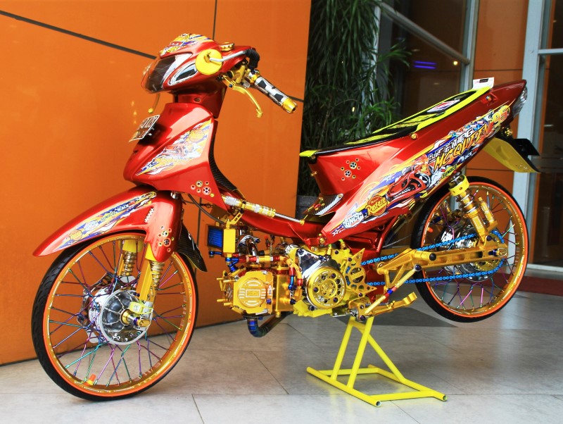 Modifikasi Karisma Kontes. HONDA KARISMA 2005 – SALATIGA : McQueen, Lightning of Street