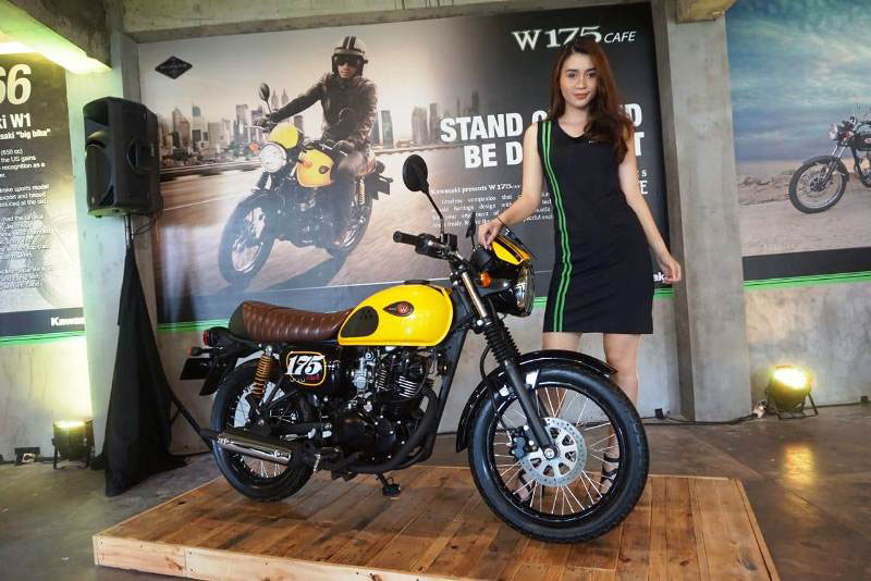 W175 Cafe Modif. KAWASAKI W175 CAFE : Akomodir Penyuka Cafe Racer Tanpa