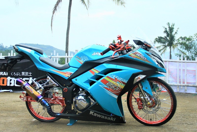 Ninja 250 Jari Jari. Modifikasi Kawasaki Ninja 2014