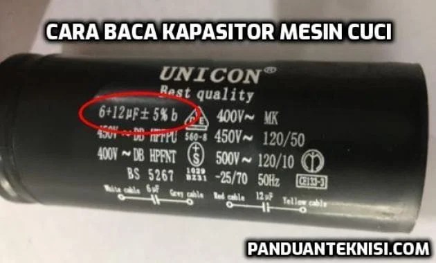 Cara Menyambung Kabel Dinamo Mesin Cuci Ke Kapasitor. Kapasitor Mesin Cuci