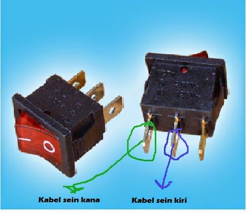 Cara Buat Lampu Hazard. Cara Membuat Lampu Hazard pada Sepeda Motor