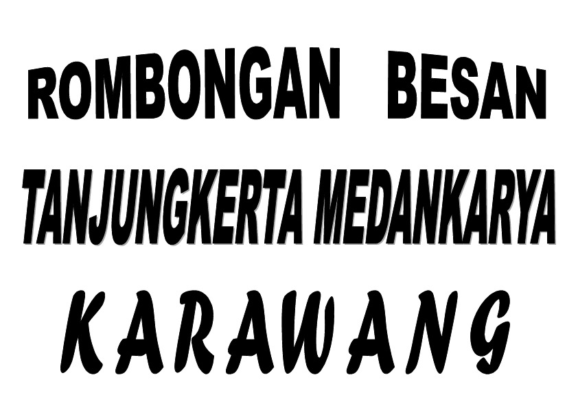 Tulisan Rombongan Pengantin. TULISAN ROMBONGAN BESAN