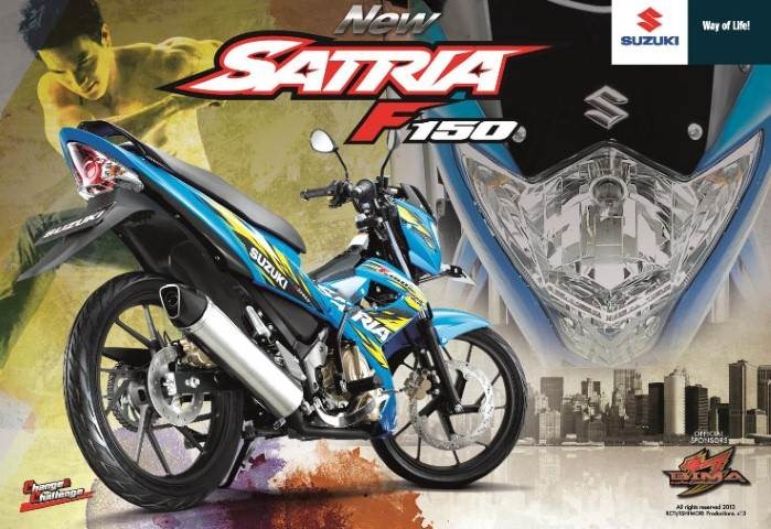 Varian Warna Satria Fu 2014. All Variant Suzuki Satria F 150 tahun 2014 ada 3 jenis Yakni