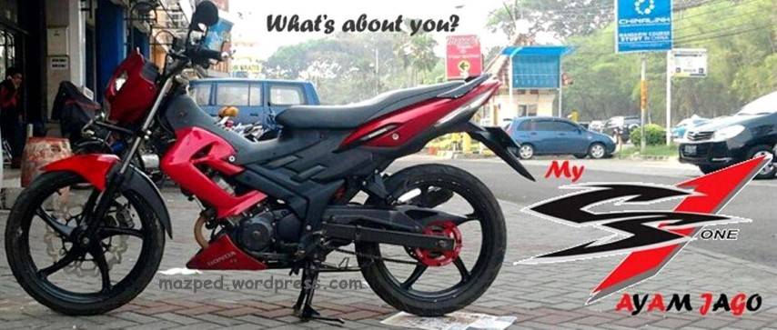 Ganti Shock Depan Honda Cs1. Modifikasi Honda CS1 berbaju Suzuki Satria F , unik nih