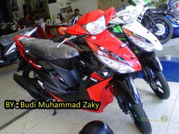 Striping Mio J Warna Merah. Warna dan Striping Baru Yamaha Mio-J, ada Hitam, Merah dan