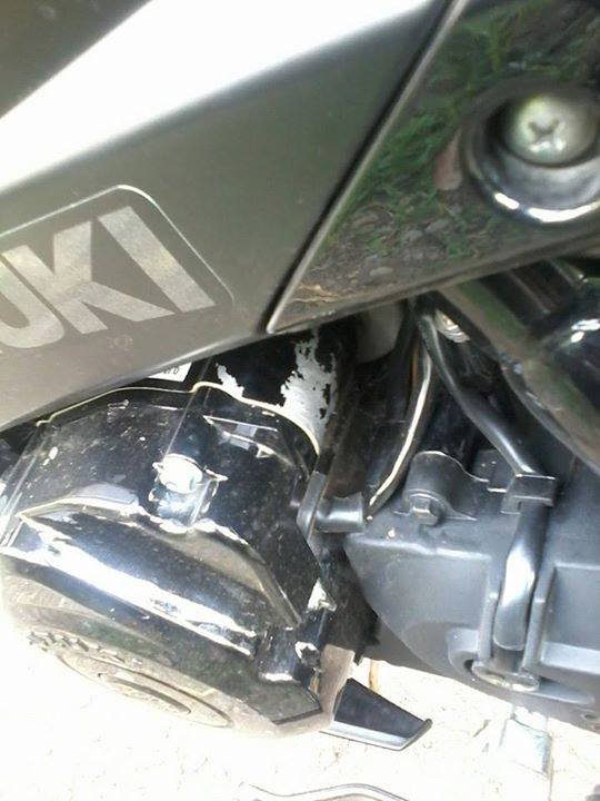 Cat Satria Fu. Cat Mesin Suzuki Satria F Black Predator Ngelotok, kenapa ya
