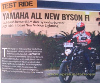 Byson Karbu Vs Byson Fi. Yamaha Byson Injeksi Lebih Lemot Ketimbang Byson Karbu, Tapi