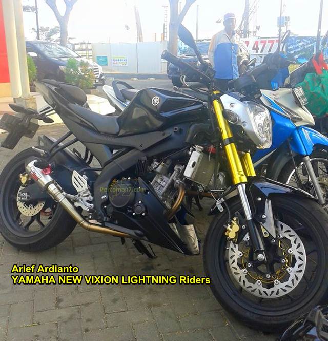 Byson Modif R15. Modifikasi Yamaha R15 Jadi Naked Bike headlamp Byson kaki-kaki