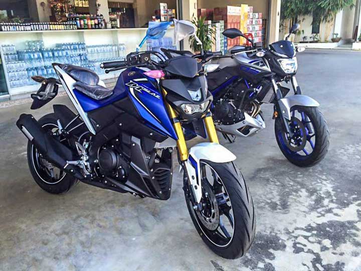 Yamaha M Slaz 150 Indonesia. Yamaha M-slaz di Indonesia bukan bernama MT15 melainkan