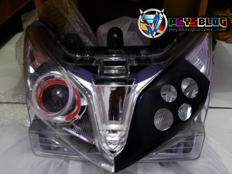 Modifikasi Skotlet Vario 125. Modifikasi Headlamp Asimetris Vario 125 Dengan Skotlet, Murmer