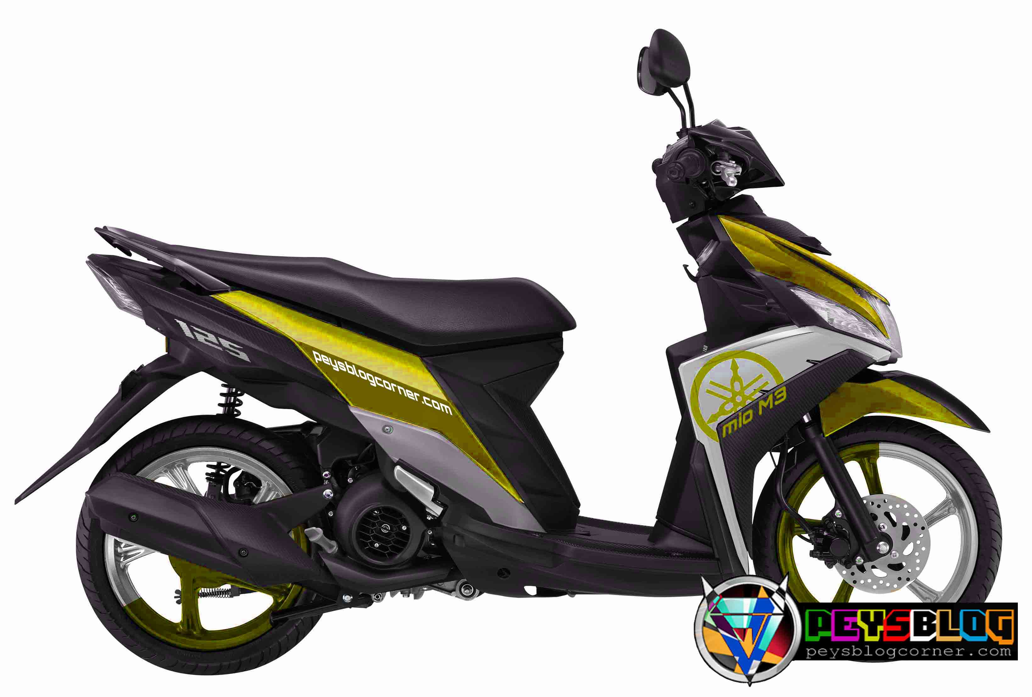 Modifikasi Mio Sporty Warna Kuning. 52+ Konsep Modifikasi Motor Mio Kuning, Modifikasi Motor Bebek