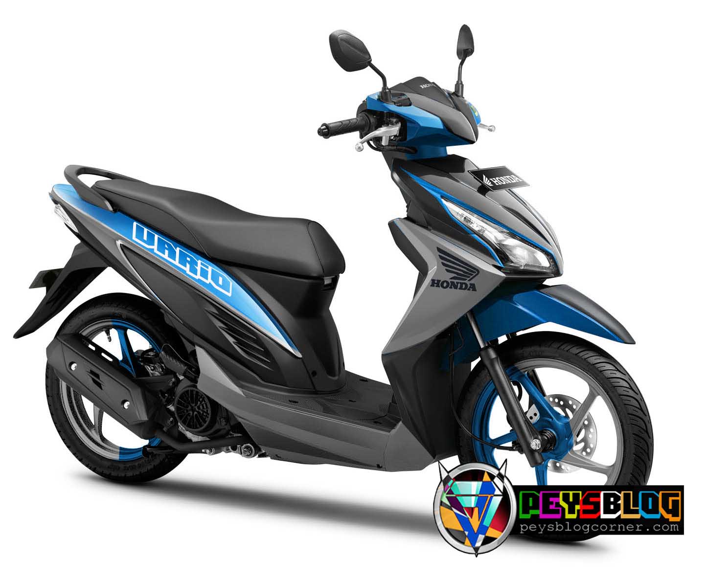 Vario 110 Biru Putih. Modifikasi Vario 110 Biru Putih