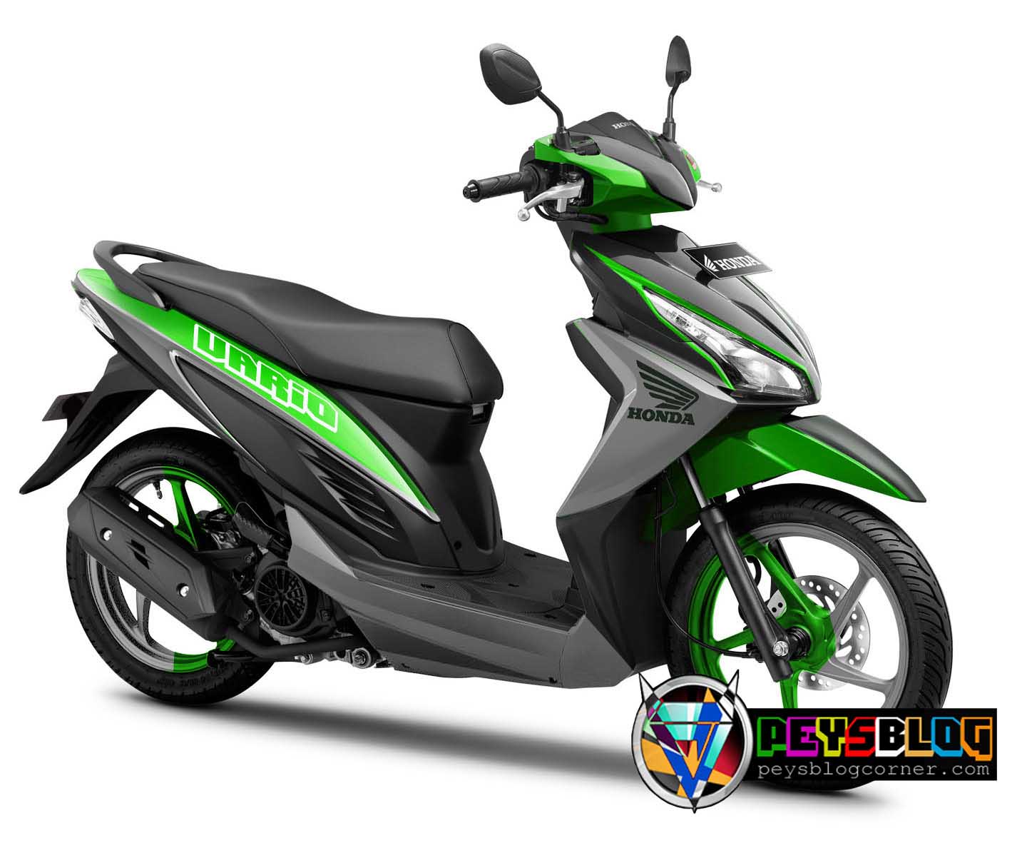 Modifikasi Vario 110 Warna Hijau Putih. Ide 90 Modifikasi Motor Vario Hijau Putih Terupdate