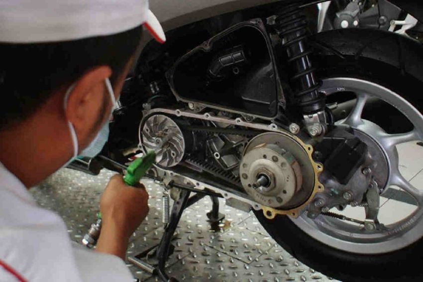 Kunci Cvt Mio. Cara Membersihkan CVT Motor Matic agar Tarikan Terasa seperti