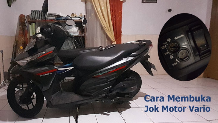 Cara Membuka Jok Vario 125. Membuka Jok Bagasi Honda Vario 125 tahun 2017, Cara Buka