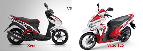 Yamaha Xeon Vs Honda Vario. Yamaha Xeon 125 VS Honda Vario 125 Injeksi, Pilih Mana