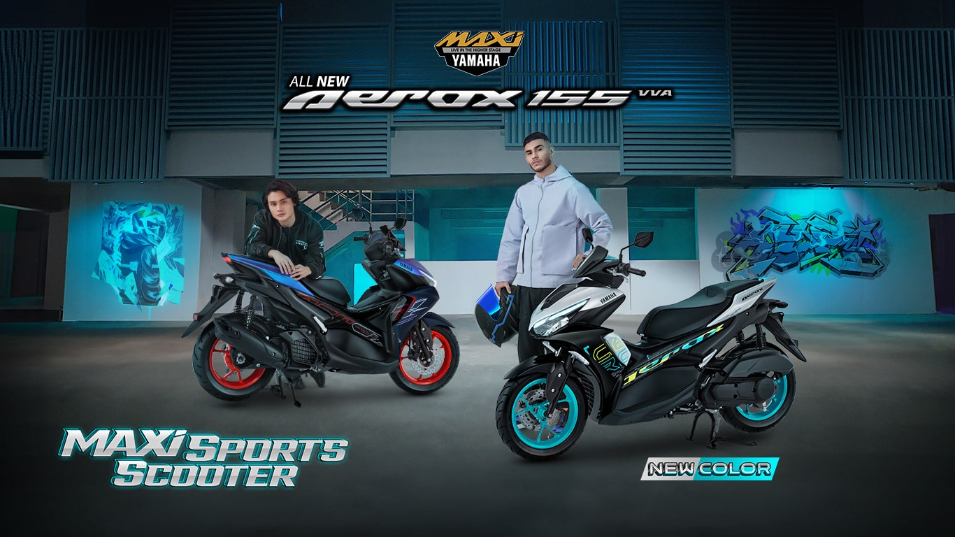 Warna Warna Motor Aerox. Yamaha Aerox 155: Tampil Semakin Energik dengan Varian Warna