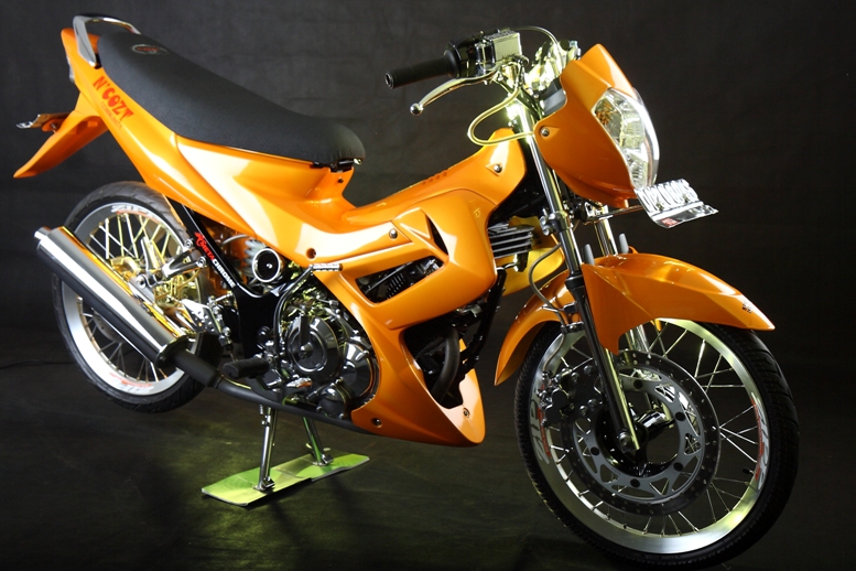 Tromol Ninja Buat Satria Fu. Modifikasi satria FU 150
