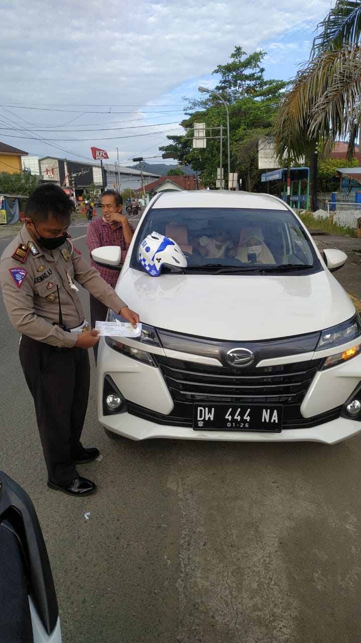 Plat Knalpot Racing. Satlantas Polresta Mamuju Gelar Razia Kendaraan Plat Gantung