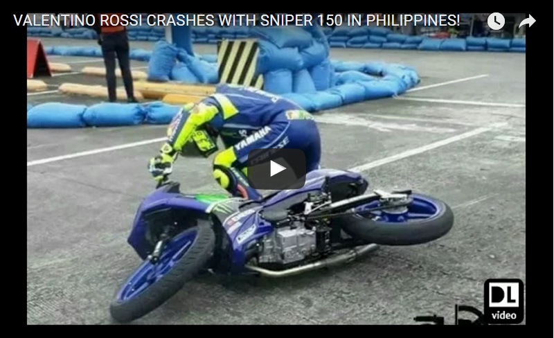 Jupiter Mx Balap. Valentino Rossi jatuh dan Maverick Vinales Juara Balap Bebek