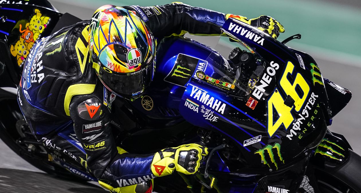 Logo Yamaha Semakin Di Depan. Tes GP Qatar Yamaha India Bersaing Dengan Logo Semakin Di