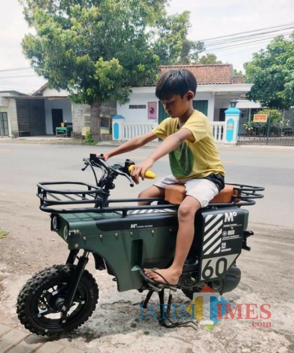 Bikin Mio Trail. Modivikator Chardo Tulungagung Bikin Sensasi Lagi, Mio Disulap