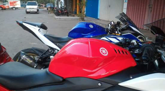 Cover Tangki R25. Cover Tangki Model R1M Ini Membuat Yamaha YZF R25 Berubah