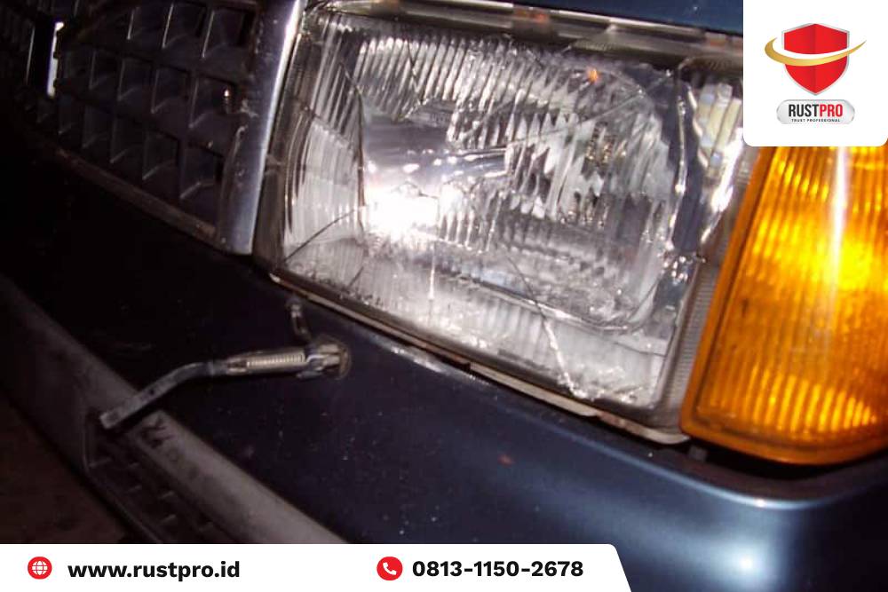 Lem Mika Lampu. Begini 5 Cara Memperbaiki Mika Lampu Mobil Retak