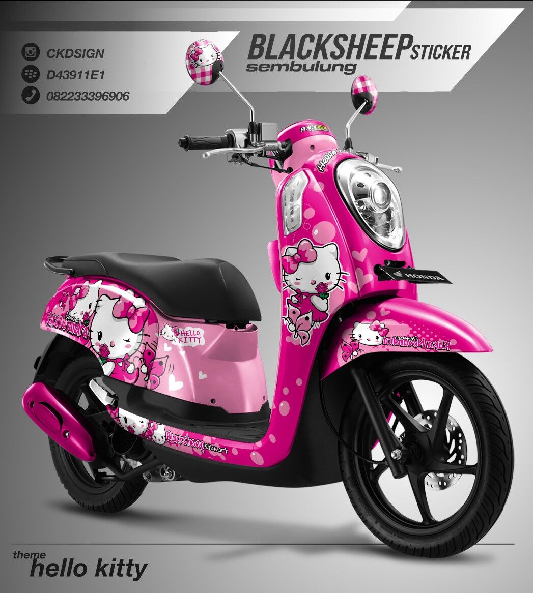 Modifikasi Skotlet Motor Scoopy. Modifikasi Skotlet Motor Scoopy Terbaru