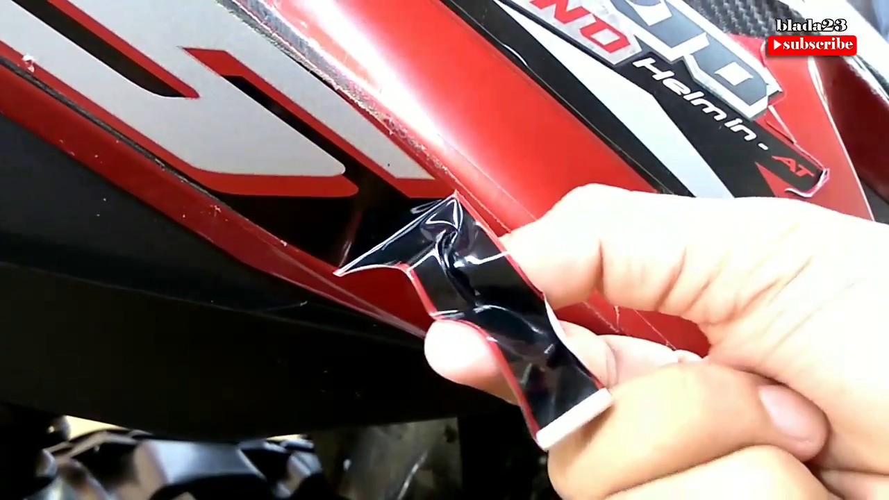 Cara Melepas Stiker Motor. Begini Cara Melepas Stiker Motor Yang Mudah Dan Ampuh