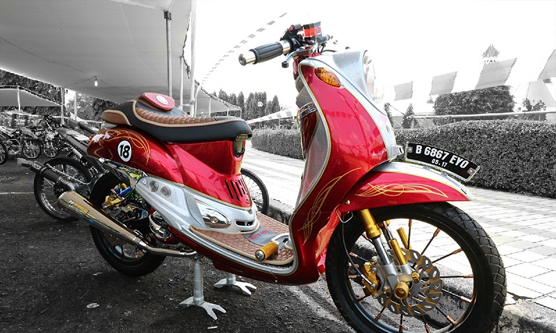 Modifikasi Motor Yamaha Fino. Modifikasi Yamaha Fino, Pilih Cafe Racer Atau Retro?