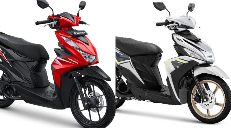 Kelebihan Mio J Dibanding Honda Beat. Komparasi Mio Vs Beat, Motor Matik Mana Yang Lebih Baik?