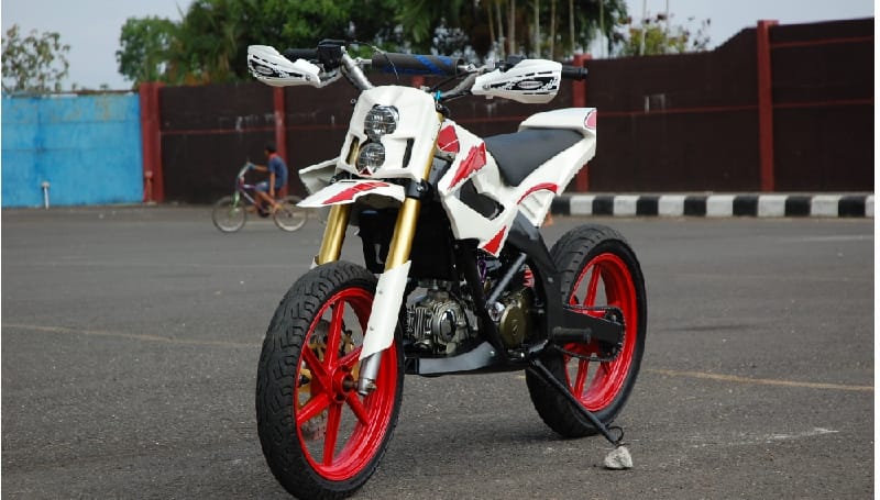 Modifikasi Motor Bebek Jadi Trail. 5 Tips Modifikasi Motor Bebek Jadi Supermoto – Moladin