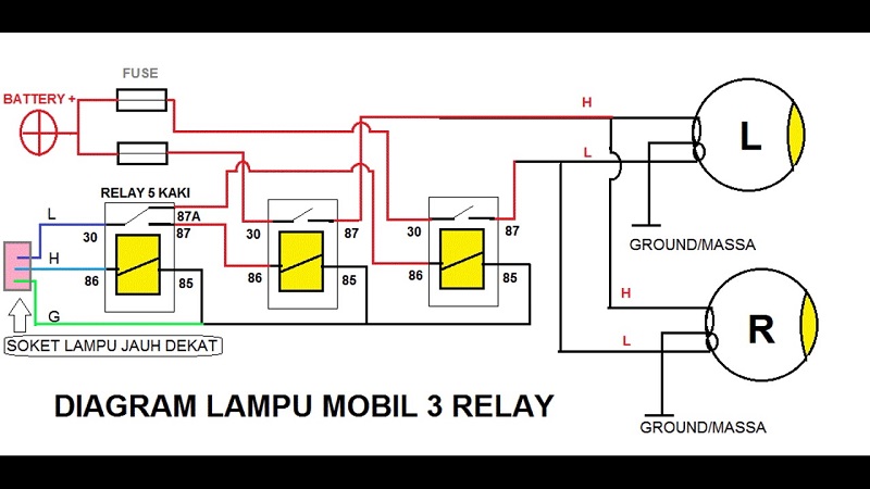 Cara Pasang Relay Lampu Tambahan Motor. Cara Memasang Relay Lampu Pada Motor