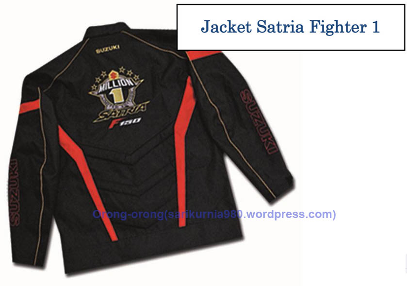 Jaket Satria Fu. Ini toh hadiah jaket suzuki satria fu fighter