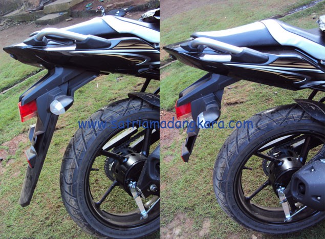 Spakbor Belakang Byson. Modifikasi Yamaha Byson Bagian Belakang